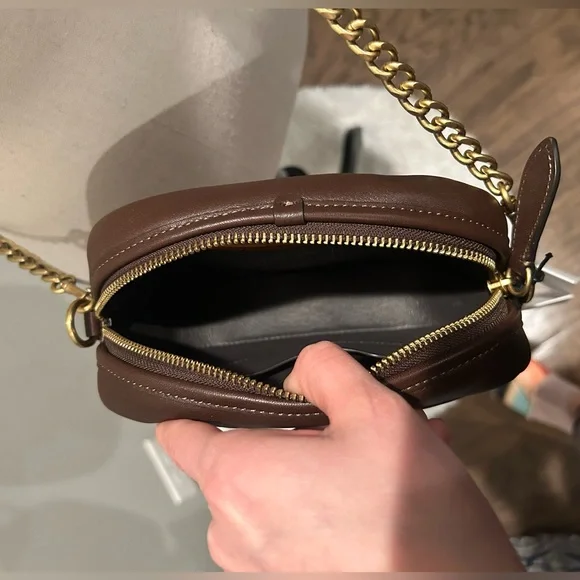 ✨Coach (NWT) Small Camera Bag In Signature Jacquard With Quilting✨ - Picture 10 of 13